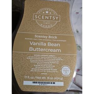 Scentsy Brick Vanilla Bean Buttercream  17 Fl Oz New Large Size